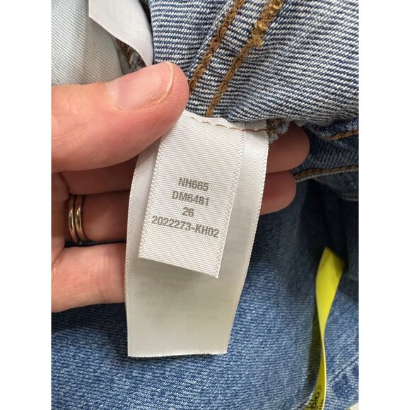 Madewell The Momjean in Basley Wash Jeans-sz 26 - Picture 11 of 13